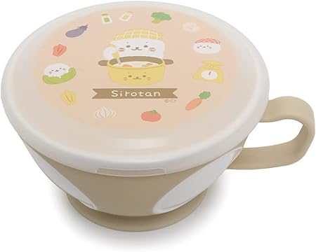 しろたん 蓋つきスープマグカップ キッチン柄 マザーガーデン
