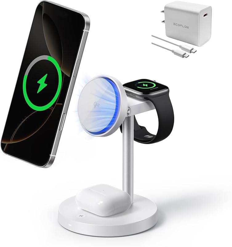 EcoFlow Qi2 ワイヤレス充電器 3in1